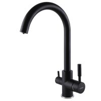 GLOBUS LUX Смеситель для питьевой воды двухрычажный GLLR-0333-10- BB