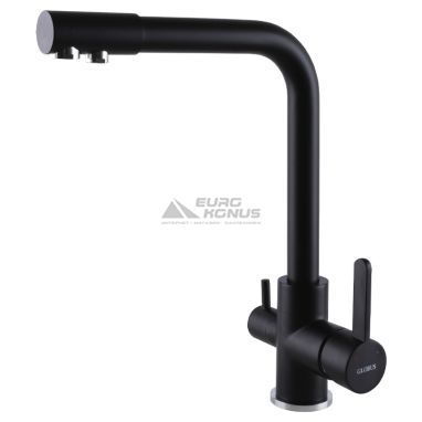 GLOBUS LUX Смеситель для питьевой воды двухрычажный GLLR-0444-10-BB