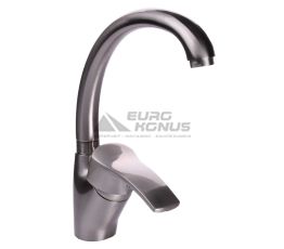 GLOBUS LUX Смеситель для кухни однорычажный QUEENSLAND GLQU-0103S-BIG ST STEEL