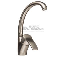GLOBUS LUX Смеситель для кухни однорычажный QUEENSLAND GLQU-0203S-BIG-ST STEEL
