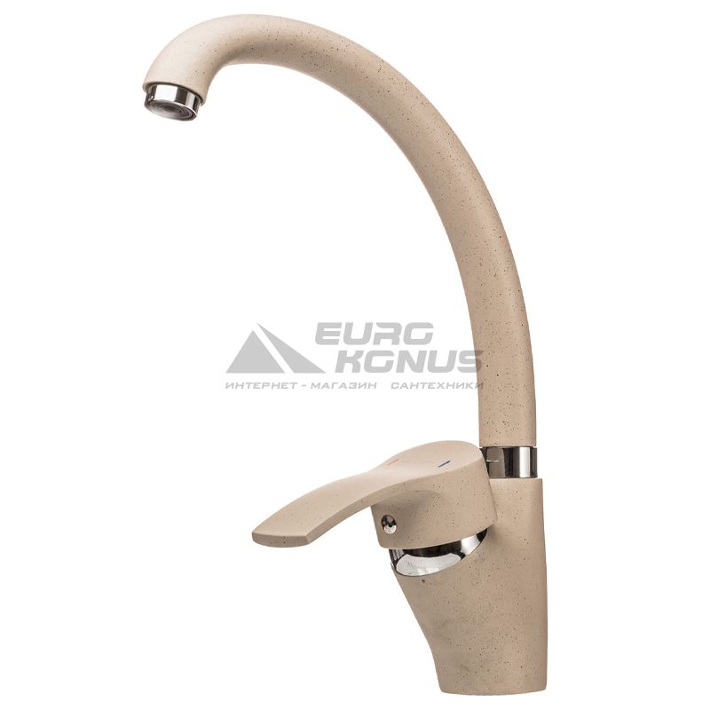 GLOBUS LUX Смеситель для кухни однорычажный GLQU-0203S-BIG-SAHARA