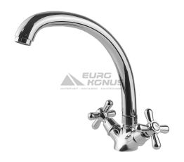 GLOBUS LUX Смеситель для кухни двухвентильный GB-SHARM-0104-08-WH