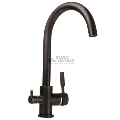 GLOBUS LUX Смеситель для питьевой воды двухрычажный GLLR-0333-1-ONIX