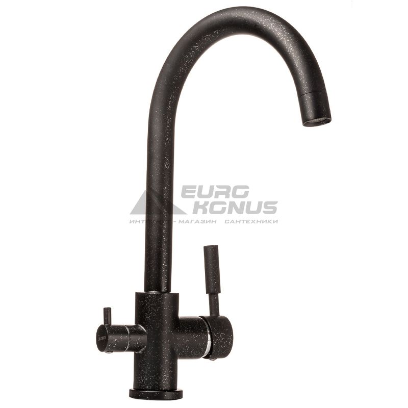 GLOBUS LUX Смеситель для питьевой воды двухрычажный GLLR-0333-1-ONIX