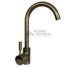 GLOBUS LUX Смеситель для кухни однорычажный LAZER GLLR-0103 S-BRONZE