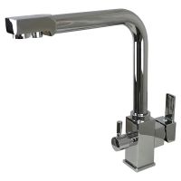 GLOBUS LUX Смеситель для питьевой воды двухрычажный GLLR-0100