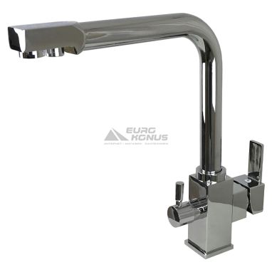 GLOBUS LUX Смеситель для питьевой воды двухрычажный GLLR-0100