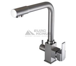 GLOBUS LUX Смеситель для питьевой воды двухрычажный GLLR-0100-8-STSTEEL