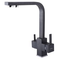 GLOBUS LUX Смеситель для питьевой воды двухрычажный GLLR-0111-1-ONIX