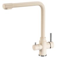 GRANADO Смеситель для кухни на две воды двухрычажный Badalona ivory (gz0404)