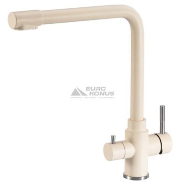 GRANADO Смеситель для кухни на две воды двухрычажный Badalona ivory (gz0404)