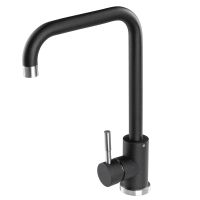 GRANADO Смеситель для кухни однорычажный Oviedo black shine (gz0201)