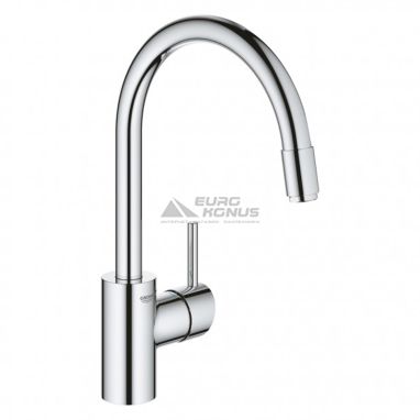GROHE Смеситель для кухни однорычажный с выносным шлангом CONCETTO (32663003)
