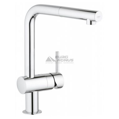 GROHE Смеситель для кухни однорычажный с выносным шлангом Minta (32168000)