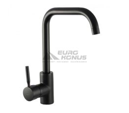 HAIBA Смеситель для кухни однорычажный Hans 011-G Black (HB0809)