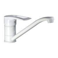 HAIBA Смеситель для кухни однорычажный Hansberg 004-25 White (HB0182)