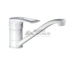 HAIBA Смеситель для кухни однорычажный Hansberg 004-25 White (HB0182)