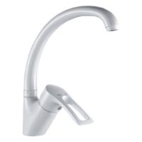 HAIBA Смеситель для кухни однорычажный Hansberg 011 White (HB0202)