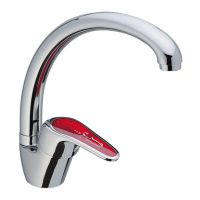 HAIBA Смеситель для кухни однорычажный Magic Red 011 (HB0699)
