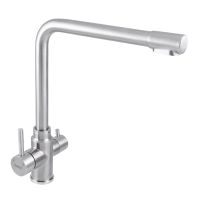 HAIBA Смеситель для питьевой воды двухрычажный SUS 021 (HB3908)