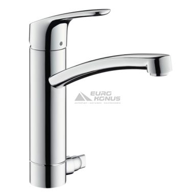HANSGROHE Смеситель для кухни однорычажный с дополнительным краном Focus (31803000)