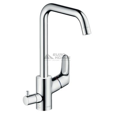 HANSGROHE Смеситель для кухни однорычажный с дополнительным краном Focus (31823000)