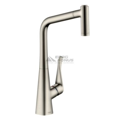 HANSGROHE Смеситель для кухни однорычажный с выносным шлангом Metris (14820800)