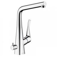 HANSGROHE Смеситель для кухни однорычажный с дополнительным краном Metris (14888000)