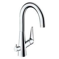 HANSGROHE Смеситель для кухни однорычажный с дополнительным краном Talis S (72811000)