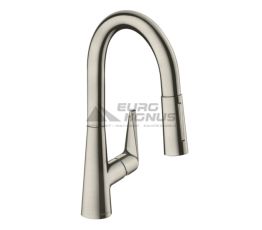 HANSGROHE Смеситель для кухни однорычажный с выносным шлангом Talis S (72815800)
