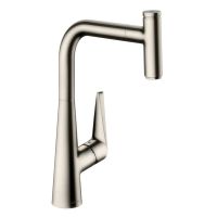 HANSGROHE Смеситель для кухни однорычажный с выносным шлангом Talis Select S (72821800)