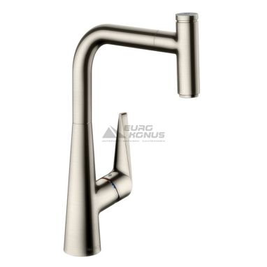 HANSGROHE Смеситель для кухни однорычажный с выносным шлангом Talis Select S (72821800)