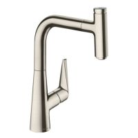 HANSGROHE Смеситель для кухни однорычажный с выносным шлангом Talis Select S (72822800)
