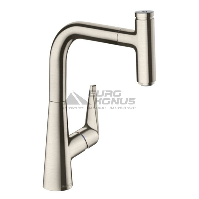 HANSGROHE Смеситель для кухни однорычажный с выносным шлангом Talis Select S (72822800)