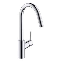 HANSGROHE Смеситель для кухни однорычажный с выносным шлангом Talis S2 Variarc (14872000)