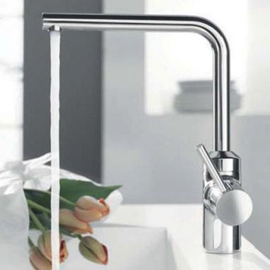 KLUDI Смеситель для кухни однорычажный для монтажа под окном L-Ine (428170577)