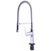 KRONER Смеситель для кухни однорычажный с гибким изливом KRP Küche-C035 (CV020012)