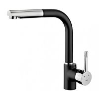 TEKA Смеситель для кухни однорычажный с выносным шлангом ARK 938 N (Black) (23938120N)