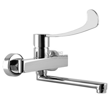 TOPAZ Смеситель для кухни однорычажный локтевой хирургический CLINIC TCL-15044