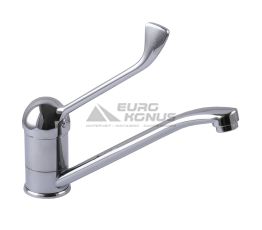 TOPAZ Смеситель для кухни однорычажный локтевой хирургический CLINIC TCL-15033
