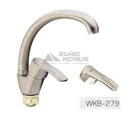 ZERIX Змішувач для кухні одноважільний YUB 279 Нерж