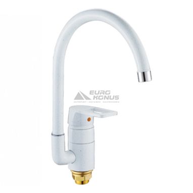 ZERIX Смеситель для кухни однорычажный Z7030-7 White (ZX0229)