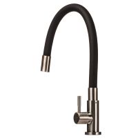 GLOBUS LUX Кран для раковины (моно) с гибким изливом ALPEN SUS-004SN