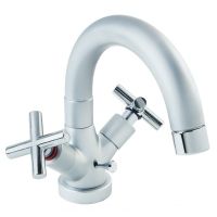 ARMATURA Смеситель для умывальника двухвентильный Symetric Satin 342-315-04