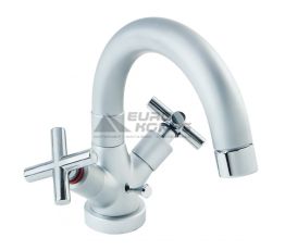 ARMATURA Смеситель для умывальника двухвентильный Symetric Satin 342-315-04