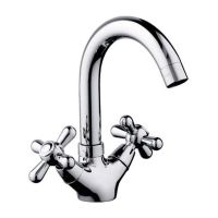 HAIBA Смеситель для умывальника двухвентильный Dominox 274 керамика (HB0087)