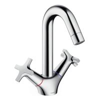 HANSGROHE Смеситель для умывальника двухвентильный Logis Classic (71270000)