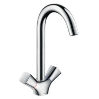 HANSGROHE Смеситель для умывальника двухвентильный Logis (71280000)