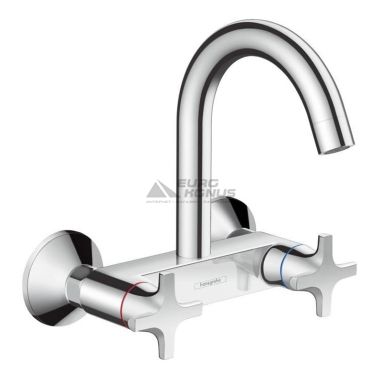 HANSGROHE Смеситель для умывальника двухвентильный Logis Classic (71286000)