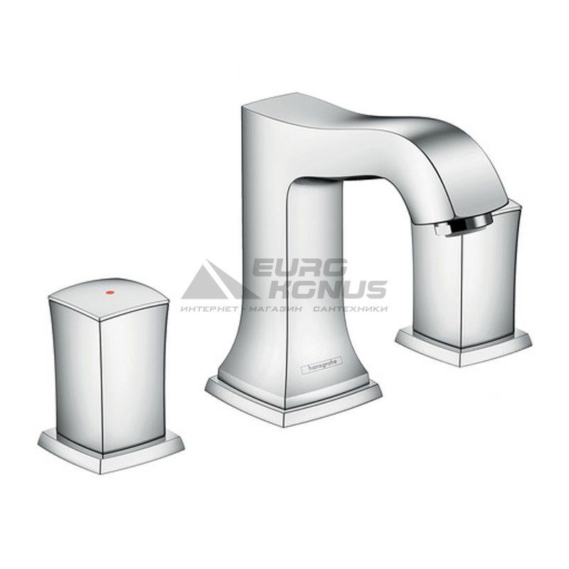 HANSGROHE Смеситель для умывальника двухвентильный скрытого монтажа Metropol Classic (31304000)